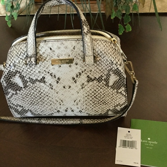 Kate Spade Handbags - Kate Spade -Mini Mira paliament square-snake